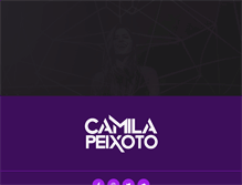 Tablet Screenshot of camilapeixoto.com.br